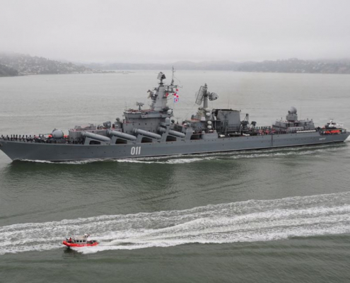 Russisches Kriegsschiff, seefahrt24